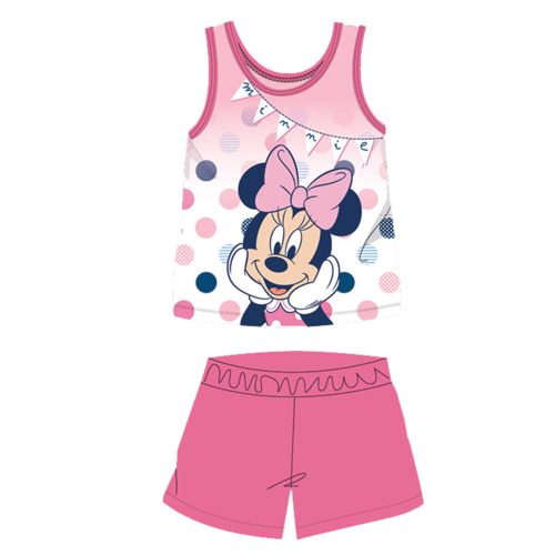 Zomerse mouwloze katoenen baby pyjama - Disney Minnie Mouse - roze - 92