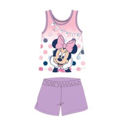   Zomerse mouwloze katoenen baby pyjama - Disney Minnie Mouse - lichtpaars - 80