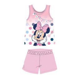   Zomerse mouwloze katoenen baby pyjama - Disney Minnie Mouse - lichtroze - 92