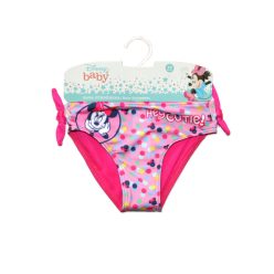   Baby badpak onderkant voor meisjes - Minnie Mouse - Met Hey cutie opdruk - roze - 80