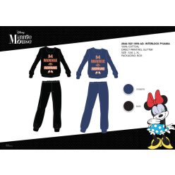   Winterse katoenen interlock damespyjama - Disney Minnie Mouse - Minnie Everything print