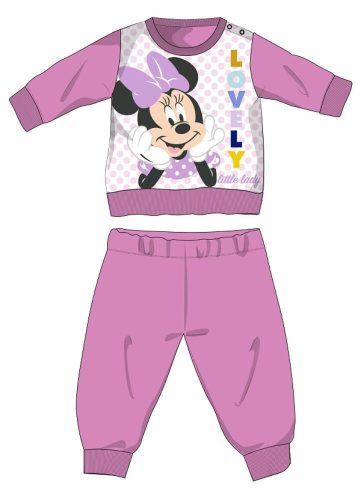 Disney Minnie Mouse baby fleece pyjama - winter dikke pyjama - roze - 80