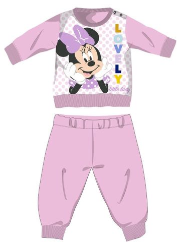 Disney Minnie Mouse baby fleece pyjama - winter thick pyjama - light pink - 86