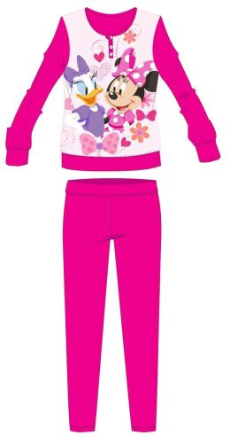 Disney Minnie Mouse winter dikke kinderpyjama - katoenen flanellen pyjama - roze - 122