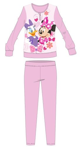 Disney Minnie Mouse winter dikke kinderpyjama - katoenen flanellen pyjama - lichtroze - 116