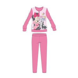   Disney Minnie Mouse winter cotton kinderpyjama - interlock pyjama - vlinderpatroon - roze - 104