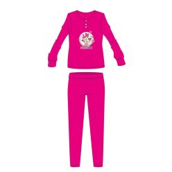   Disney Minnie Mouse winter cotton kinderpyjama - interlock pyjama - roze - 116