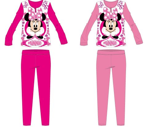 Disney Minnie Mouse katoenen jersey kinderpyjama - roze - 110