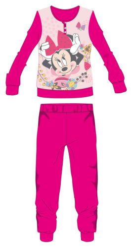 Disney Minnie Mouse fleece pyjama - dikke winter pyjama voor kinderen - roze - 110