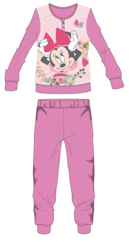 Disney Minnie Mouse fleece pyjama - dikke winter pyjama voor kinderen - roze - 104