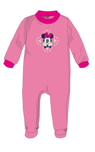 Disney Minnie Mouse baby velour romper - roze - voor baby's van 1-3 maanden