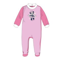   Disney Minnie Mouse baby velour romper - rood - voor baby's van 1-3 maanden
