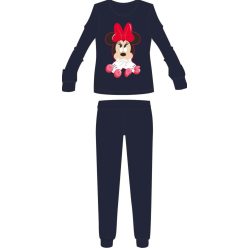   Disney Minnie Mouse dames dunne katoenen pyjama - jersey pyjama - donkerblauw