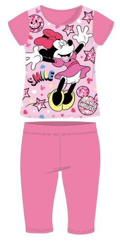 Disney Minnie Mouse zomerpyjama met korte mouwen van katoen - kinderjersey pyjama