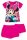 Disney Minnie Mouse katoenen zomeroutfit - T-shirt en korte broek set - roze - 110
