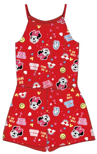 Disney Minnie Mouse zomerse katoenen overall - rood - 116