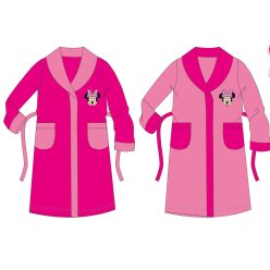 Disney Minnie Mouse kinder badjas van coral - roze - 104