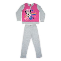 Winter flanellen kinderpyjama - Minnie Mouse - grijs - 140