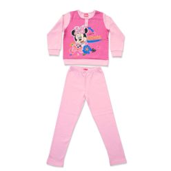   Winter flanellen kinderpyjama - Minnie Mouse - lichtroze - 110