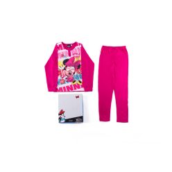 Lange dunne kinderpyjama - Minnie Mouse - 128 - roze