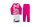 Lange dunne kinderpyjama - Minnie Mouse - 98 - roze