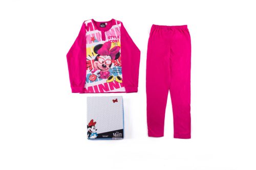 Lange dunne kinderpyjama - Minnie Mouse - 98 - roze