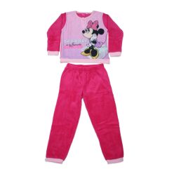 Winter kinderpyjama - Coral - Minnie Mouse - lichtroze - 98