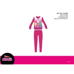   Disney Minnie Mouse winter dunne katoenen kinderpyjama - jersey pyjama - roze - 122