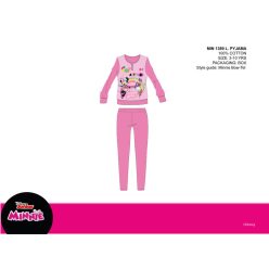  Disney Minnie Mouse winter dunne katoenen kinderpyjama - jersey pyjama - roze - 98