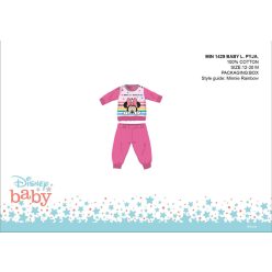   Disney Minnie Mouse baby pyjama - jersey katoenen pyjama - donkerroze - 80