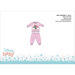   Disney Minnie Mouse baby pyjama - jersey katoenen pyjama - lichtroze - 98