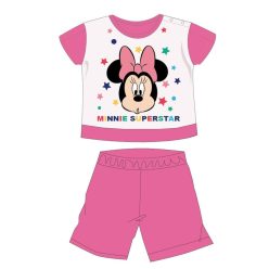   Disney Minnie Mouse summer short-sleeved baby pyjama - cotton jersey pyjama - pink - 98