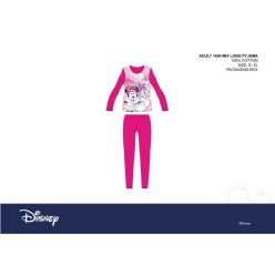   Disney Minnie Mouse dames jersey pyjama - katoenen pyjama - roze - XS