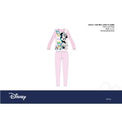   Disney Minnie Mouse dames jersey pyjama - katoenen pyjama - lichtroze - M