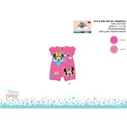   Disney Minnie Mouse zomer korte mouw baby romper - roze - voor baby's van 0-1 maand