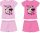 Disney Minnie Mouse katoenen zomeroutfit - T-shirt en korte broek set - roze - 110