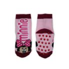 Antislip kinder enkelsokken - Minnie Mouse - pluche - Minnie met tekst - roze - 23-26