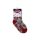 Antislip kinder enkelsokken - Minnie Mouse - pluche - Minnie hoofd - grijs - 27-30