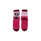 Antislip kinder enkelsokken - Minnie Mouse - pluche - SCHATTIG met tekst - roze-lichtroze - 31-34