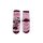 Antislip kinder enkelsokken - Minnie Mouse - pluche - lichtroze-bordeaux - 23-26