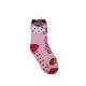 Antislip kinder enkelsokken - Minnie Mouse - pluche - klein schoentje met strik - lichtroze-roze - 31-34