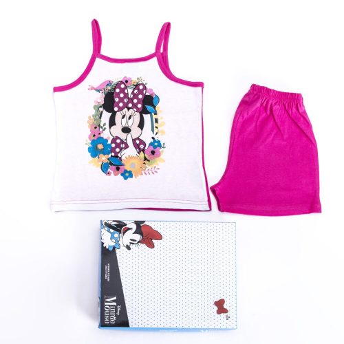 Minnie Mouse meisjes katoenen zomerpyjama - mouwloze pyjama - zomer set - roze - 110