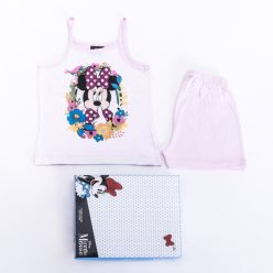   Minnie Mouse meisjes katoenen zomerpyjama - mouwloze pyjama - zomer set - lichtroze - 110