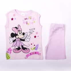   Minnie Mouse meisjes katoenen zomeroutfit - tanktop-shorts set - lichtroze - 92