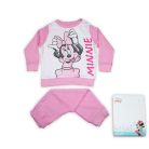 Winter katoenen baby pyjama - Minnie Mouse - lichtroze - 80