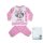 Winter katoenen baby pyjama - Minnie Mouse - lichtroze - 80