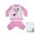 Winterse dikke katoenen baby pyjama - Minnie Mouse - lichtroze - 80