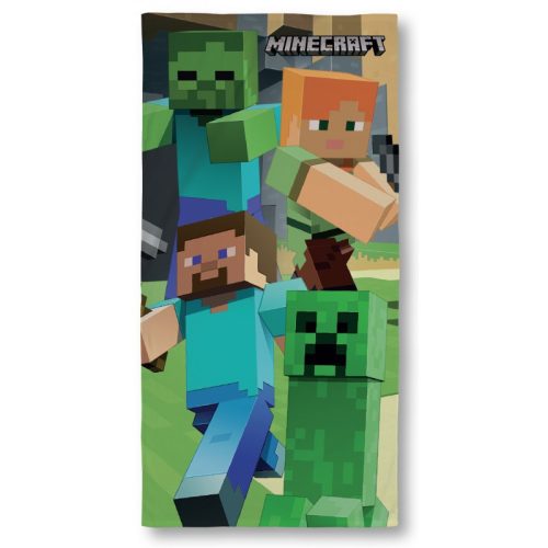 Minecraft 100% katoenen strandhanddoek - 70x140 cm