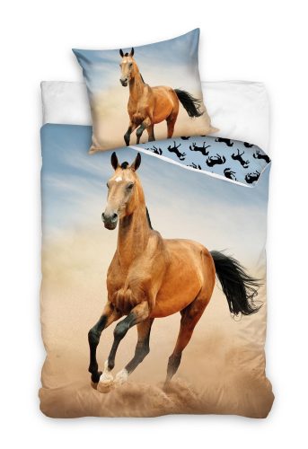 Paarden beddengoedset 140x200 cm, 70x90 cm