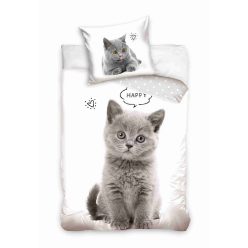 Katten beddengoedset 140x200 cm, 70x90 cm